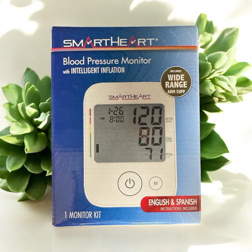Smart Heart Blood Pressure Monitor with Intelligent Inflation